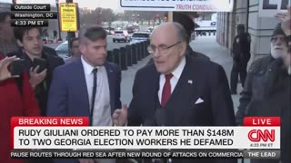 Giuliani responds to being ordered to pay $150 million in damages