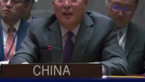 Chinese representative at UN Answers Israeli Representative