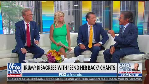 Fox News' Rivera and Hegseth argue over Trump tweets