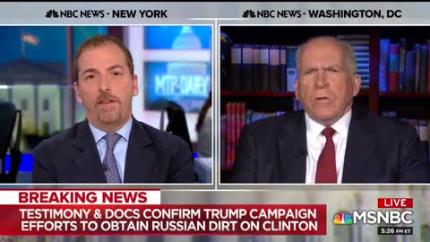 Chuck Todd Flatters Brennan: We Have Your Quote on Trump ‘Treason’ ‘Plastered on Our Wall’