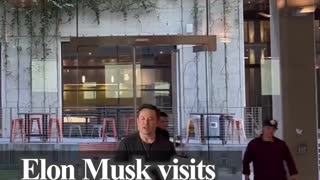 Elon visits Twitter head office in San Francisco