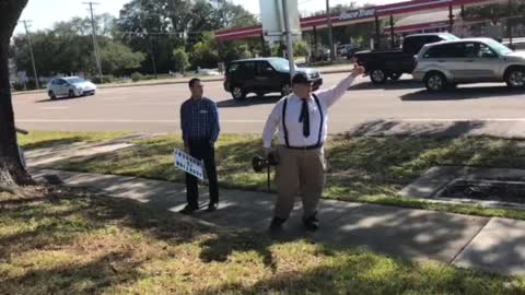 Street Preaching at Planned Parenthood: Gospel of Life vs Feminist Cult of Death