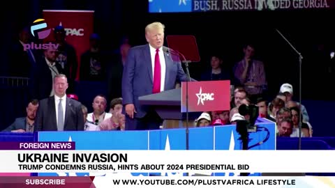 Trump Condemns Russia Invasion; Hints Again At 2024 Presidential Run |