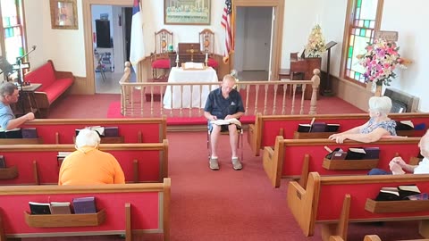 Vernon Chapel Bible Study (Matthew Ch.1-4 Jesus Comes On The Scene) led by Woody Sadler 6/5/2024