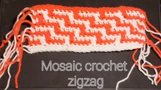Mosaic Zigzag Crochet