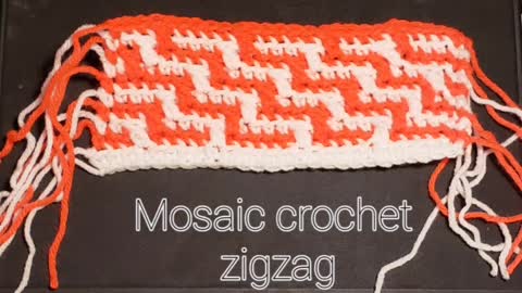 Mosaic Zigzag Crochet