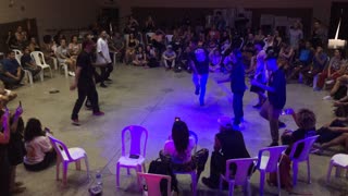 Competition of street dance