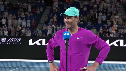 Rafael Nadal On-Court Interview (3R) | Australian Open 2022