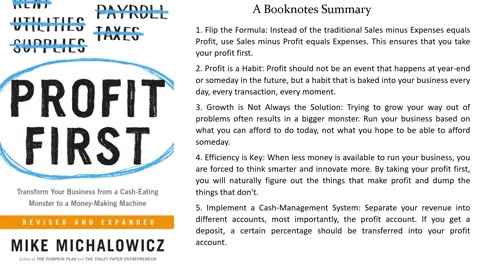 Profit First by Mike Michalowicz