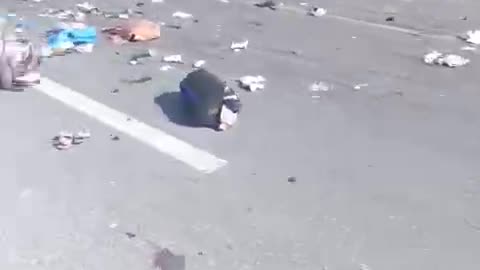 Civilian Column bombed on Al Rashid Street