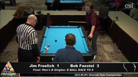 FINALS: Jim Froelich vs Bob Faestel - Set #1 ▸ 2015 BCAPL Wisconsin State Championships