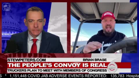 The People's Convoy-Trucker Brian Brase joined the Stew Peters Show