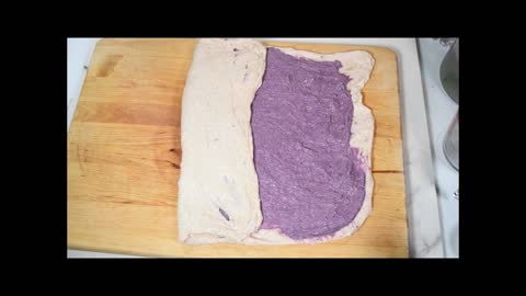 Marbled Purple Sweet Potato Sourdough Bread