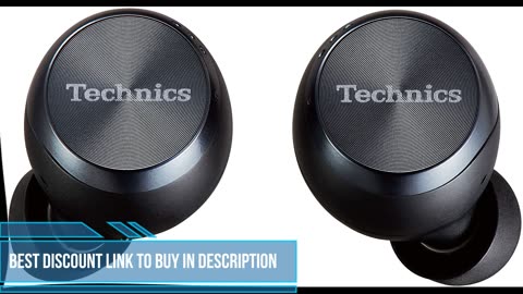 Panasonic Technics Premium True Wireless Earbuds with Noise Cancelling and Bluetooth Functionality