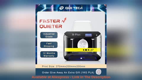 ⭐️ QIDI TECH 3D Printer X-Plus Large Size Intelligent Industrial Grade WiFi Function High Precision