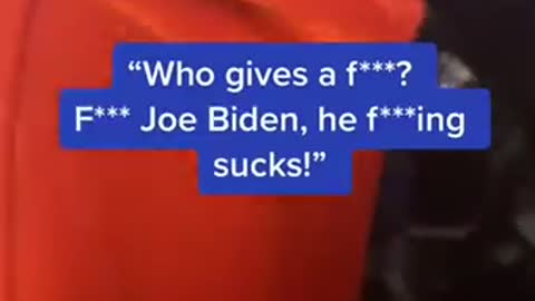 TRIGGERED KAREN at MLB game thinks "F*ck Joe Biden" chant is racist