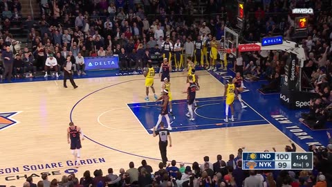 NBA - Brunson retakes the lead for the Knicks! Pacers-Knicks
