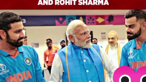 Prime Minister Narendra Modi Consolidated Rohit Sharma and Virat kohli