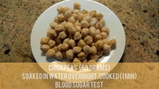 Chickpeas, Cooked - Blood Sugar Test