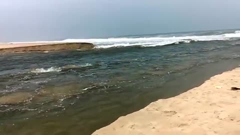 River meets sea