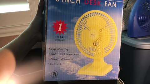 1998 Euroaire 6” desk fan!