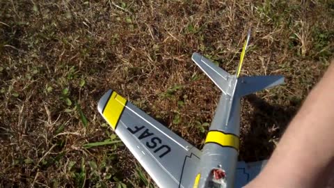 My First RC RTF Plane - Flights & Crashes (F-86 Sabre) V