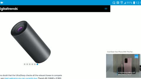 Dell UltraSharp 4K webcam Debuts as the world’s best webcam for image quality