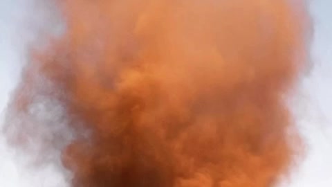 Dust Devil Rips Through Desert