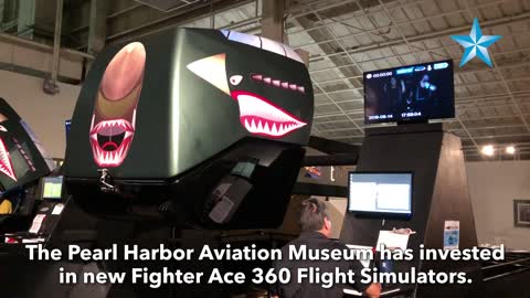 Pearl Harbor Aviation Museum’s new flight simulators are so realistic they come with barf bags