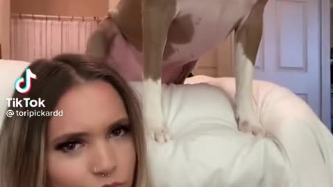 doggy doesn't want her voice its annoying.mp4