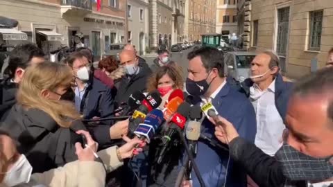 Matteo Salvini (Lega), sul nascente Governo Draghi, 12/2/21