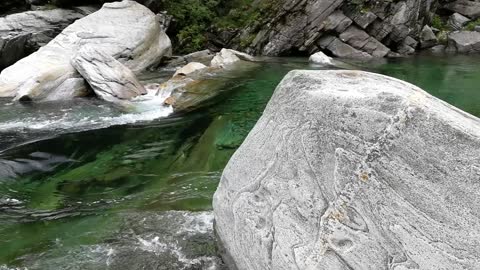 Switzerland. Mountain river