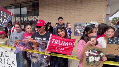 Young home schooled girls that are Trump supporters in Eagle Pass, Tx