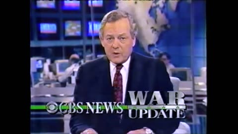 February 20, 1991 - 3 CBS War Updates with Bob Schieffer & Dan Rather Promo