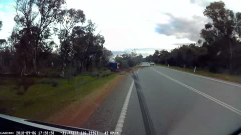 Outback Truck Rollover