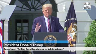 Trump: Administration has cut eight federal regs for every one enacted, eclipsing campaign promise