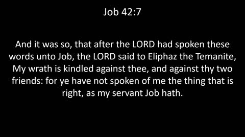 KJV Bible Job Chapter 42
