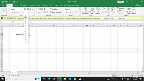 EXCEL USE