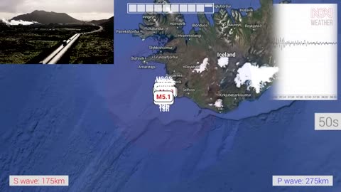 1485 earthquakes per day, due to magma flows under the Fagradalsfjall volcano, Iceland