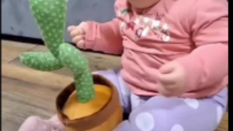 Baby playing funny toys