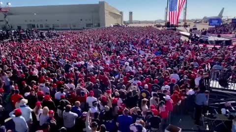 Two Mega Trump Rallies in Maricopa Right Bofore They "Voted for Biden"