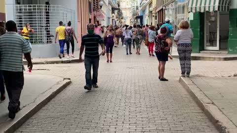 Old Habana walking street