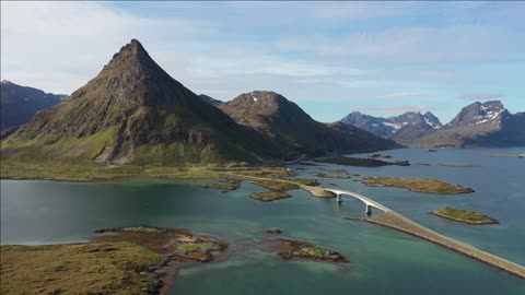 fredvang bridges lofoten islands is an archipelago in the county