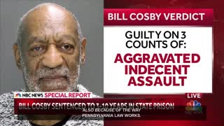 Bill Cosby Sentenced 3-10 Years For Drugging And Molesting Female At Surburban Home