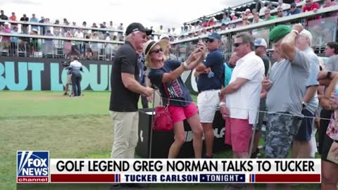 Greg Norman talks about Trump's connection to LIV Golf.!!