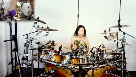 Van Halen - Jump drum cover by Ami Kim