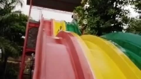 water boom slide