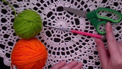 Crochet Carrot Appliqué: A Whimsical Embellishment
