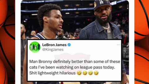 😵 Lebron says son is BETTER than these NBA stars !!! 😵#lebronjames #bronnyjamesjr #basketball #nba