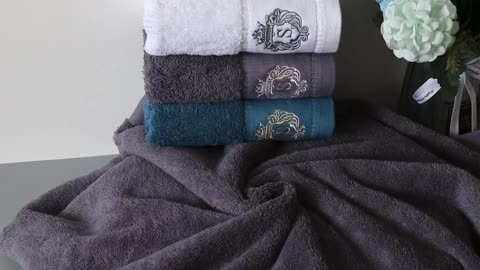 Sunshinejing Premium 100% Pure Cotton Bath Towel Set;